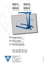 WN11 WN20 WN15 WN25 - AC Hydraulic A/S