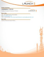 TANDBERG TTC8-01 - Launch 3 Telecom