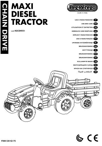 MAXIdiesel_ FI001201G175_Mini Loader_FI000401G65 - Peg Perego