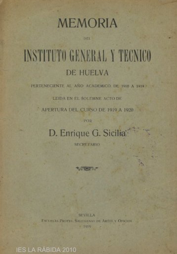 INSTIRTO GENERAL Y TECNICO