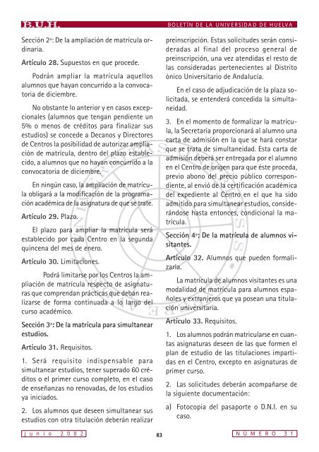 BOUH 2002, n. 31-01.pdf - Universidad de Huelva