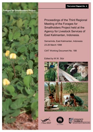 Proceedings of the Third Regional Meeting of the Forages for ... - cgiar