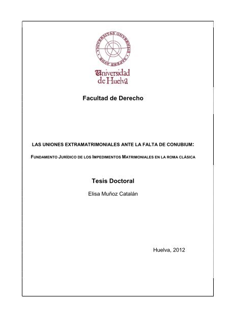 Tesis Doctoral - Universidad de Huelva