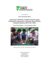 Improving Livelihoods of Upland Farmers Using Participatory ... - cgiar