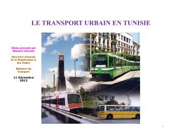 LE TRANSPORT URBAIN ROUTIER DE VOYAGEURS - CMI