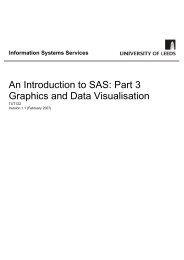An Introduction to SAS: Graphics and Data Visualisation