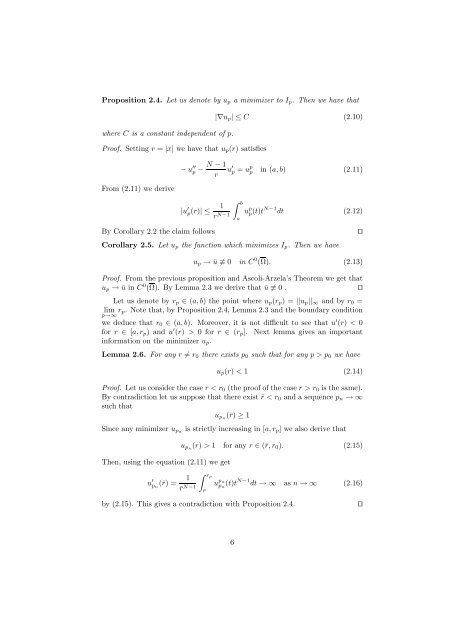 Asymptotic behaviour of the Kazdan-Warner solution in the annulus ∗