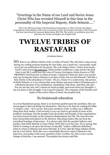 Twelve Tribes Of Rastafari - Dubroom