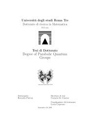 Degree of Parabolic Quantum Groups - Dipartimento di Matematica ...