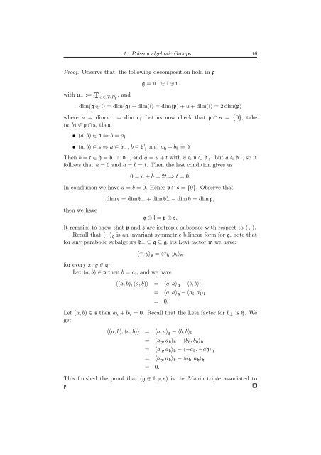 Degree of Parabolic Quantum Groups - Dipartimento di Matematica ...