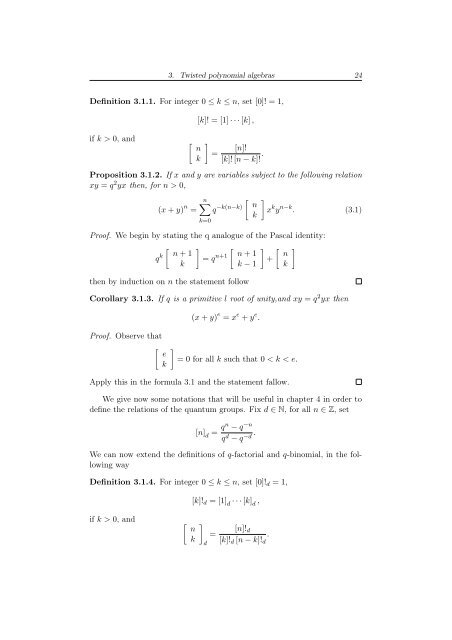 Degree of Parabolic Quantum Groups - Dipartimento di Matematica ...