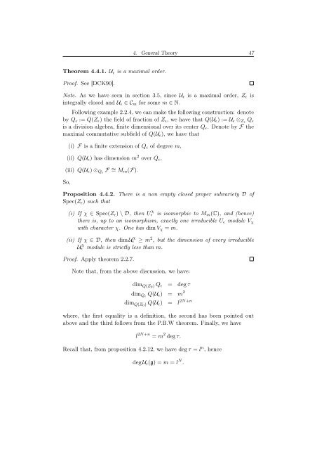 Degree of Parabolic Quantum Groups - Dipartimento di Matematica ...