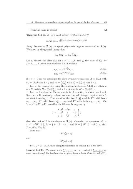 Degree of Parabolic Quantum Groups - Dipartimento di Matematica ...