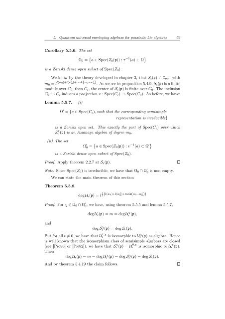 Degree of Parabolic Quantum Groups - Dipartimento di Matematica ...