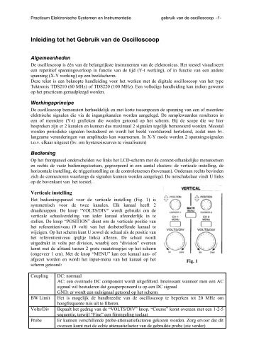 Praktikum Elektronische Systemen en Instrumentatie