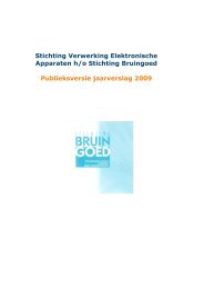 Stichting Bruingoed - Producenten Verantwoordelijkheid