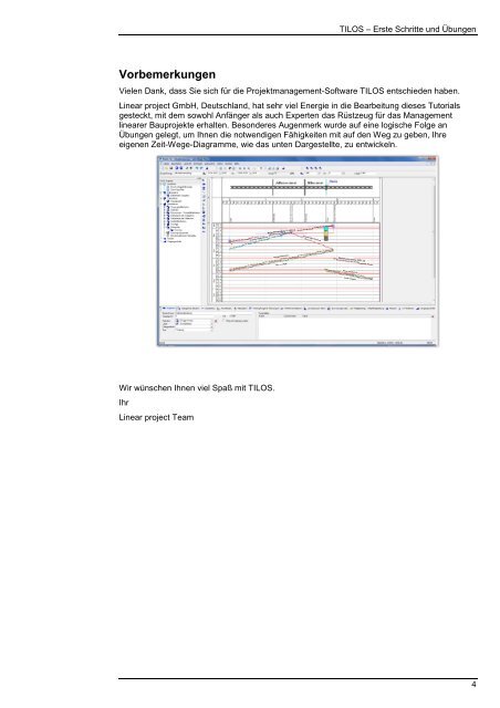 TILOS – Erste Schritte und Übungen - Linear project GmbH