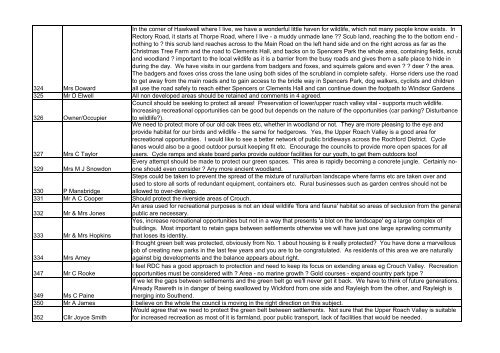 Planning - Summary of all comments - Amazon Web Services