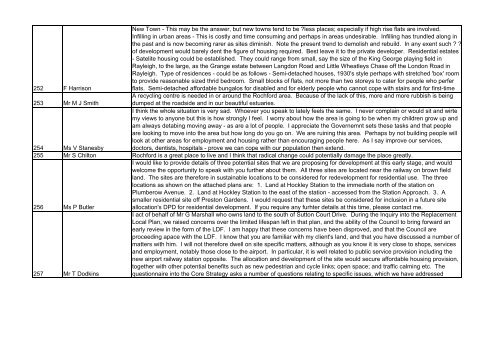 Planning - Summary of all comments - Amazon Web Services