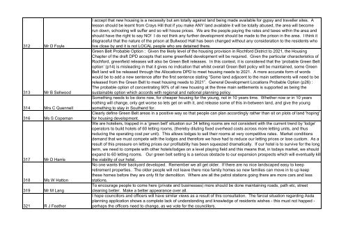 Planning - Summary of all comments - Amazon Web Services