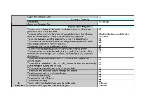 Site Allocations Assessment Criteria Site Reference - Amazon Web ...