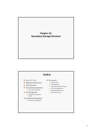 Chapter 12: Secondary-Storage Structure Outline