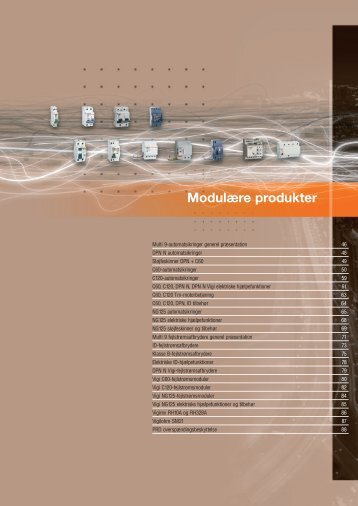 3 Beskyttelsesprodukter... 2.82 MB - Schneider Electric