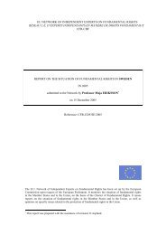 eu network of independent experts on fundamental rights ... - cridho