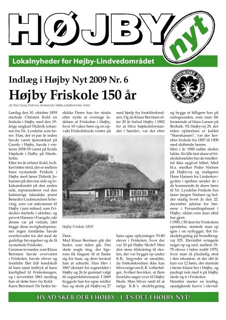 Højby Friskole 150 år & Friskolen ved åsen - Højby Nyt