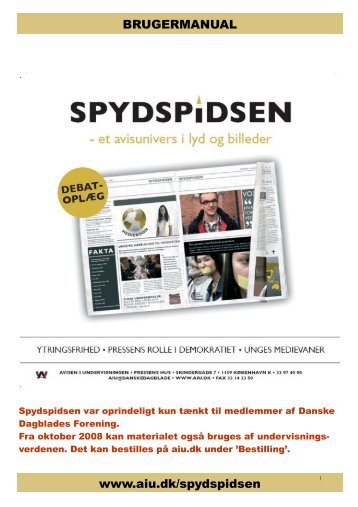 om spydspidsen - Danske Dagblades Forening