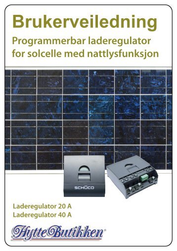 Laderegulator - Hyttebutikken