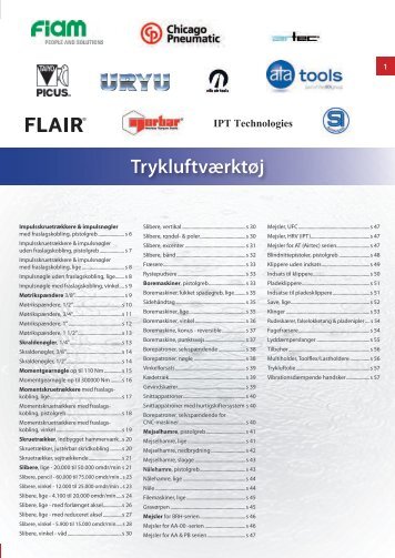 Trykluftværktøj Katalog 2013 - dj tools