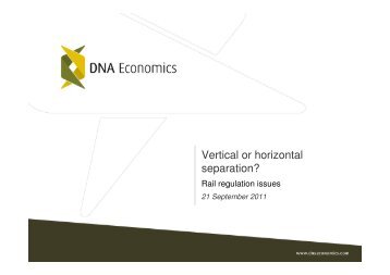 Vertical or horizontal separation? - Alive2green