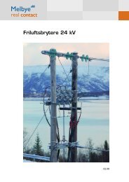 12-24 kV Friluftsbrytere - Melbye