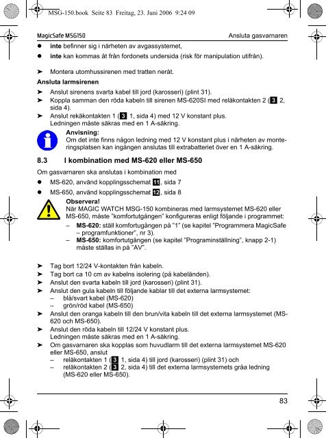 MagicSafe MSG150 - Waeco