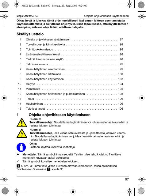 MagicSafe MSG150 - Waeco