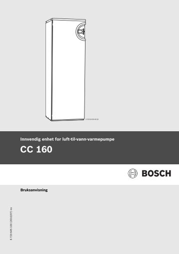 Bosch CC 160 Varmepumpemodul / Elkjele