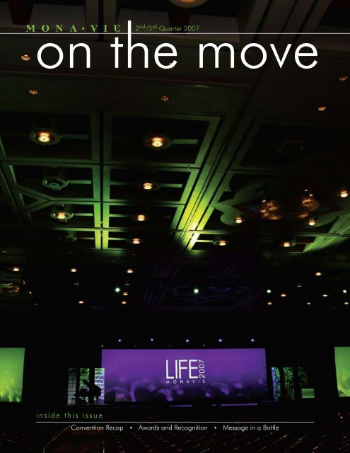 inside this issue - On the Move Media Center - MonaVie