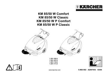 KM 85/50 W Comfort KM 85/50 W Classic KM 85/50 WP Comfort KM ...