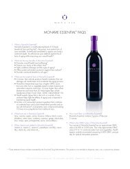 MOnAVIE ESSEnTIAL® FAQS