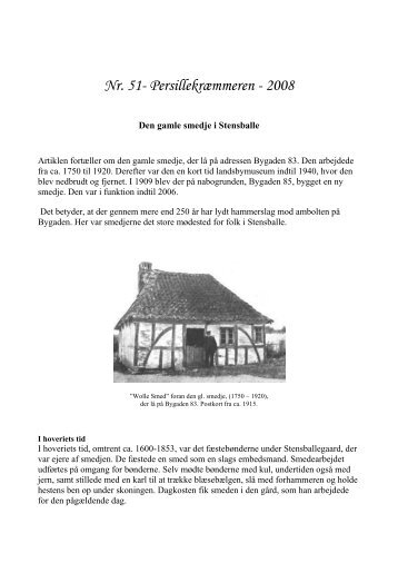 Nr. 51 Den gamle smedje - Stensballe Lokalhistoriske Arkiv