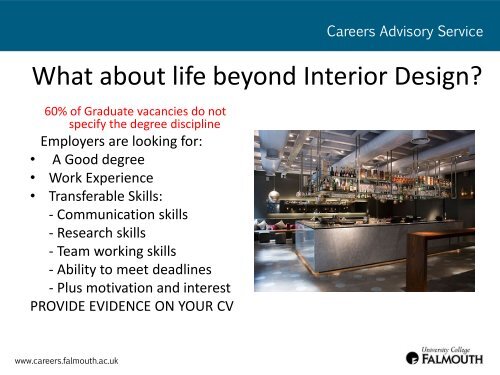 Interior Design - Careers Advisory Service - University College ...