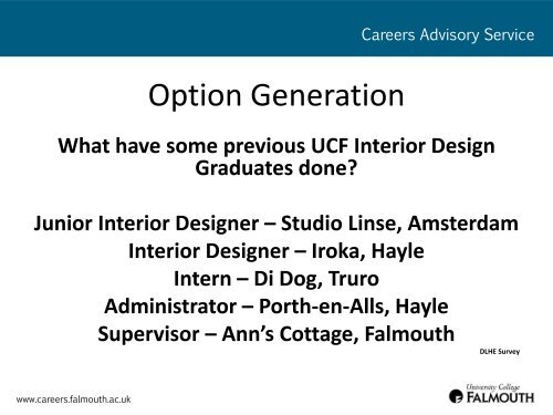 Interior Design - Careers Advisory Service - University College ...