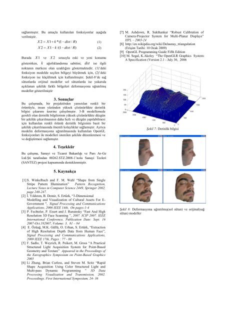 3-B Yüz Modelleme ve Yerel Deformasyonlar 3-D Face Modeling ...