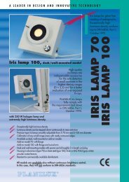 Brochure about Iris 70, Iris 100 - Planilux.com