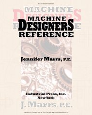 MACHINE DESIGNERS REFERENCE - Industrial Press