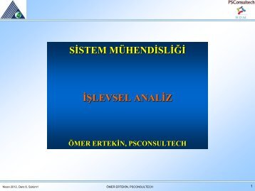 fonksiyonel analiz - PSConsulTech