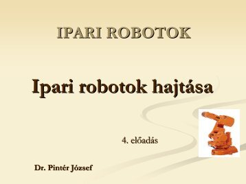 Ipari robotok hajtása