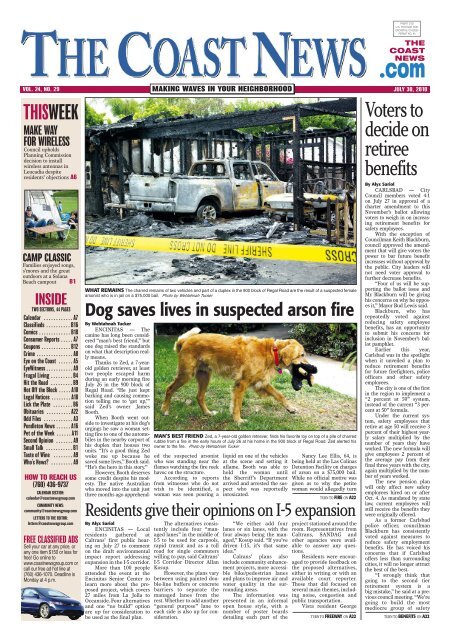 FREE - The Coast News FREE - The Coast News