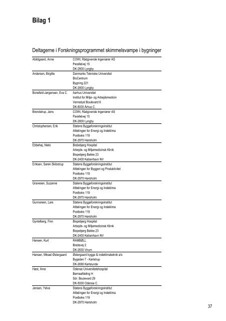 [PDF] Skimmelsvampe i bygninger - Statens Byggeforskningsinstitut